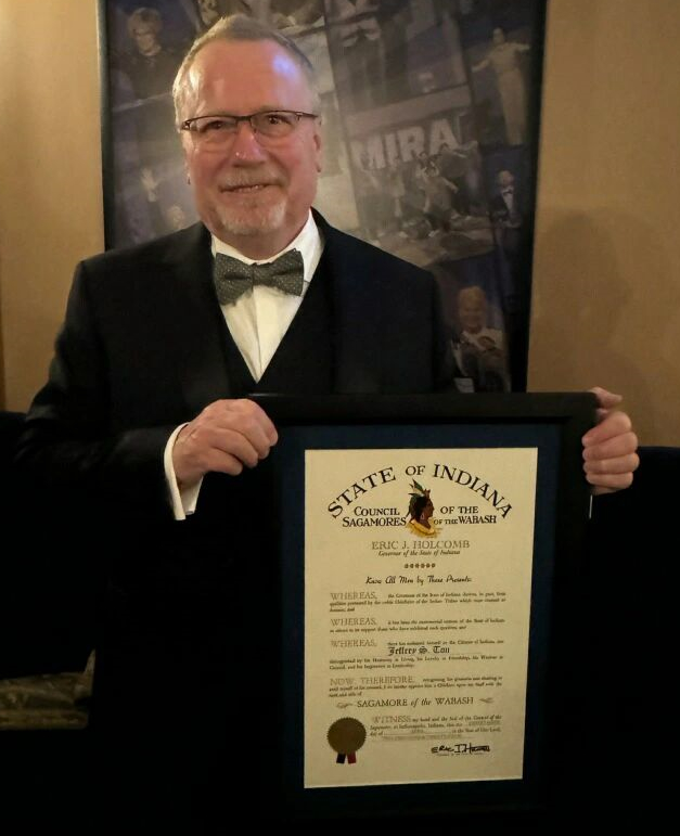 Jeffrey S. Ton Receives Sagamore of the Wabash Award